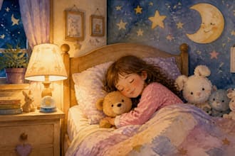 create children storybook illustration and storybooks