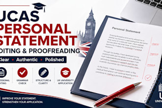 edit and proofread your ucas personal statement
