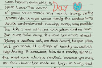 write heartfelt love letters and professional formal letters