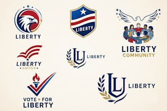 create an attractive, political, election , patriotic, campaign, community logo