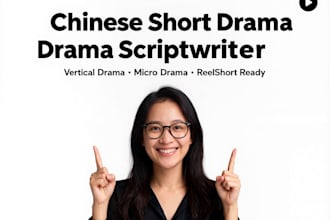 write a chinese style viral short drama script in english