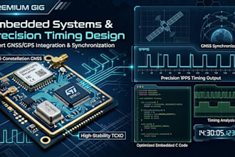 design precision timing pcb, gnss gps sync and embedded hardware