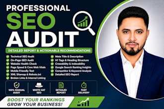 do a professional website SEO audit with actionable report