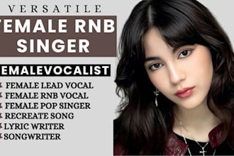be your female rnb singer rnb song  female pop singer female rnb vocalist