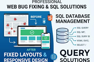 fix HTML CSS bugs and resolve sql database issues