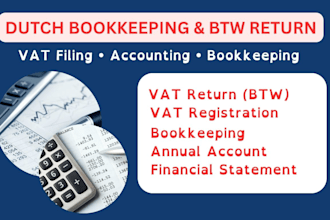 do dutch zzp vat return and accounting and annual accounts income statement