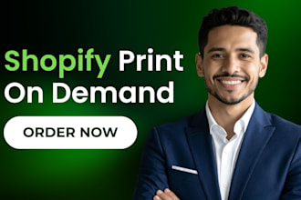 build shopify print on demand store, shopify print on demand printify printful