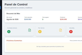 voy a implementar un sistema de gestión de contratos para tu inmobiliaria