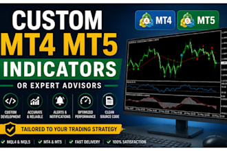 develop custom mt4 mt5 indicator or expert advisor in mql4 mql5