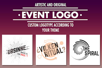 design a unique and captivating event logo for art or cultural events