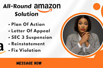 write amazon poa plan of action appeal letter for amazon reinstatement, sec 3