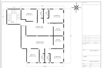 convert PDF, sketch, or image to autocad 2d drawings