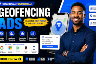 create geofencing ads to target local customers and locations