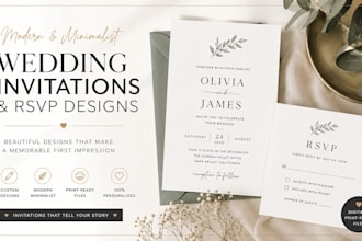 design wedding menu signage table names and rsvp for wedding