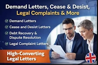 uk solicitor, cease and desist letter, letter before action, demand letter