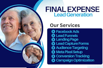 final expense insurance leads lead generation burial facebook ads landing page