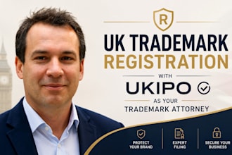 register your UK trademark with ukipo as a trademark attorney