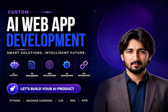 build a custom ai web app using python and ai