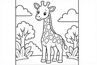 create a professional kids coloring book