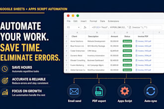 build an automated invoice and proposal system in google sheets