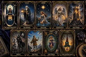 design stunning custom tarot cards and mystical card decks