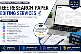 format and proofread your ieee research paper professionally