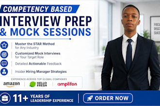 provide HR interview prep mock interview and free resume review