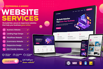 design a modern wordpress website