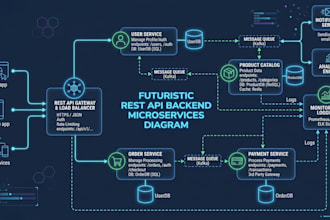 build responsive web app full stack script or python API