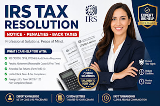 respond to irs notices, cp2000, penalty abatement and tax resolution
