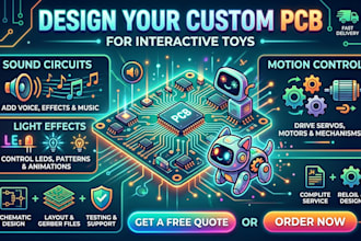 custom pcb design with esp32, arduino, sound, light, motion and sensor circuits