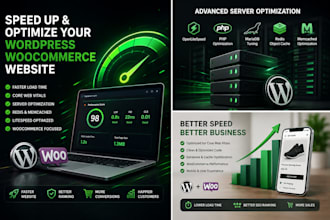 speed up and optimize your wordpress woocommerce website