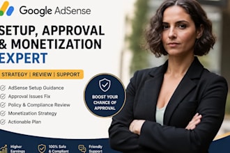 create and fix google adsense account for approval and monetization