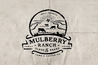 design vintage, cattle brand, western, cowboy, ranch, livestock, horse farm logo