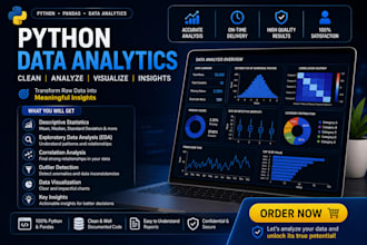analyze your data using python and pandas