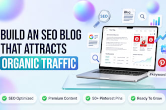 build an seo blog with content