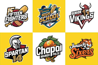 design a custom sports logo and brand identity