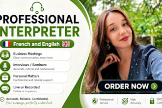 be your english and french interpreter