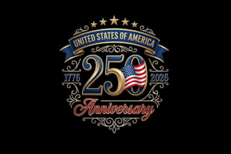 design awesome event business anniversary logo