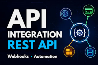 integrate third party apis and build custom rest apis