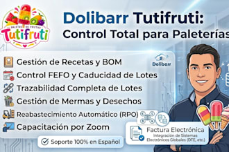 setup dolibarr module for ice cream factories