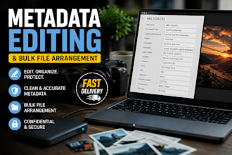 professionally edit or remove metadata for audio, video, documents and image