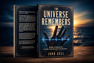 create vintage style book cover and mockup for indie authors