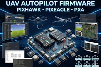 develop pixhawk pixeagle uav autopilot drone flight controller firmware