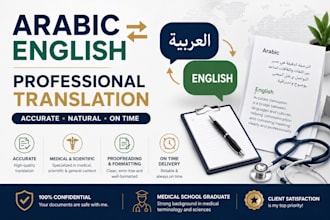 professionally translate english to arabic and arabic to english