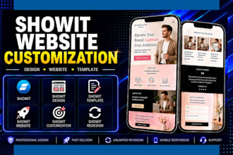 customize showit website and design showit template