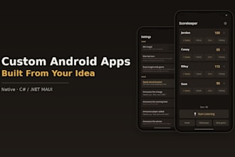 build a simple custom android app for your idea