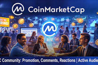 promote your account in the cmc community for coinmarketcap