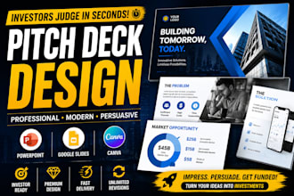 design professional pitch deck
