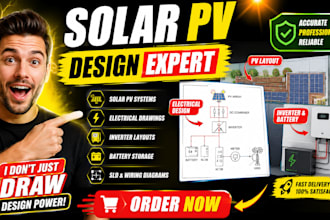 design solar pv systems, solar electrical, inverter layouts, battery storage